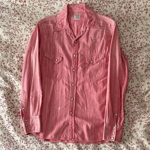 The Flat Head Selvedge Chambray Western Shirt